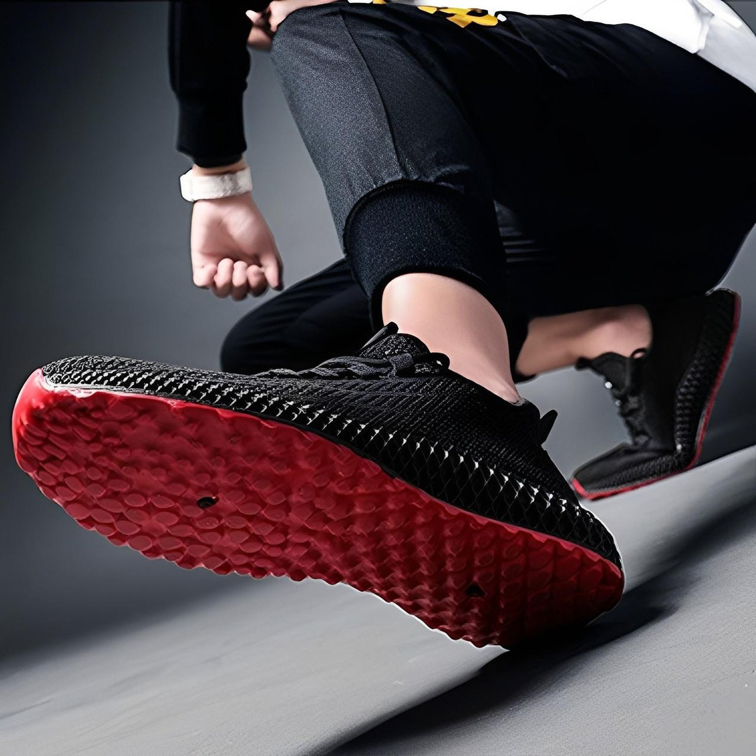 Chaussure de sport en maille orthopédique – baskets respirantes confortables homme